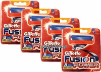 32 Klingen Gillette FUSION POWER Rasierklingen NEU & ORIGINAL !!!