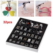 32PCS Sewing Machine Foot Feet Presser For Brother Janome Yokoyama Juki  GY