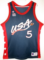 Champion NBA USA Basketball Team #5 Grant Hill Trikot/Jersey 44 L