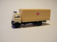 Herpa MB Pritsche Plane Rotes Kreuz 1:87 H0