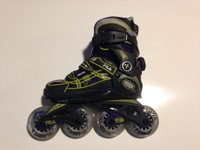 Fila Wizy Pro Boys Jungen Fitness Inline Skates Gr. M (32-35) verstellbar