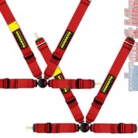 Schroth Profi III-FE asm 4-Punkt Gurt rot links & rechts Ausklinkbeschläge