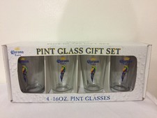 CORONA EXTRA PINT GLASS GIFT SET OF 4 - 16 oz PINT GLASSES - NEW