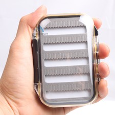 Double Side Waterproof Pocket Fly Fishing Box Slid Foam Insert Hold 170 Flies