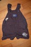 Oshkosh B'gosh Brown Bib Summer Overalls Size 6 Months