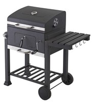 Holzkohlegrill Grillwagen Grill BBQ Smoker Holzkohle NEU "TOP GLUT" Kohlegrill