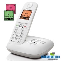 Gigaset A540A (weiß) - analoges DECT-Telefon mit Anrufbeantworter