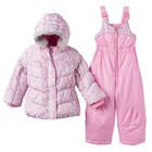 4 Toddler Girls ZeroXposur Puffer Winter Jacket Coat Bib Snow Pant Set Snowsuit 