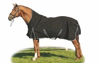 HKM SONDERANGEBOT Winterdecke 200g Füllung Paddockdecke schwarz grau Highneck