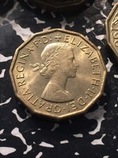1966 Great Britain Threepence (34 Available!) Beautiful Examples! (1 Coin Only)