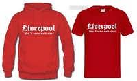 T-Shirt / Kapuzensweat LIVERPOOL never walk alone Hoodie, Kapu, Trikot