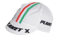 cap Mütze Planet X Radsport cyclocross neu und unbenutzt weiß mit ital. Farben
