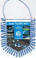 FC Schalke 04 + Wimpel + Banner + SFCV + Spieltag + SC Freiburg + 11.04.2015 