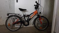Kinderfahrrad Jungen 20 Zoll Kiddy 400 - schwarz / orange