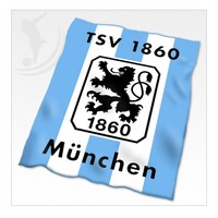 TSV 1860 München Veloursdecke 'Stripes'