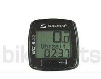 Sigma Sport Tacho 5 Funktionen BC 5.12 Fahrradtacho, Fahrradcomputer für Fahrrad