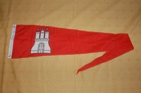 Hamburg HH Wimpel Langwimpel Flagge 28 x 148 cm