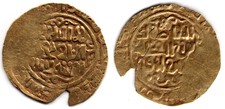Great Mongols, Av Dinar, Temp. Chingiz Khan, 618Ah, Badakhshan