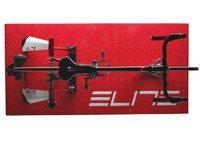 Fahrrad Home Trainer Trainingsmatte Elite 74x190 cm Kunststoff