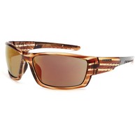 BLOC DELTA X44 Mens/Womens Sunglasses BROWN CRYSTAL / RED MIRROR