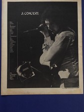 1979 Original Bob Dylan photo At Budokan album release vintage print ad 11X13.5"