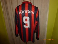 Bayer 04 Leverkusen Adidas Langarm Matchworn Trikot 1994/95 + Nr.9 Kirsten Gr.L