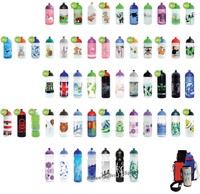 Isybe Trinkflasche Fahrradflasche Wasserflasche Sportflasche Thermohülle Bio