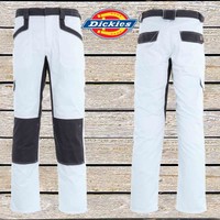 Dickies Industry260 Bundhose, Arbeitshose, Handwerkerhose, Malerhose IN1001 Weiß