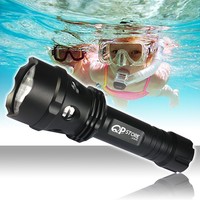 CREE LED XM-L T6 800LM 30m  Tauchlampe  Wasserdicht Taschenlampe +18650