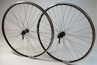 Laufradsatz 26 Zoll Rigida ZAC 2000 Laufrad Set VR + HR Shimano Deore Schwarz