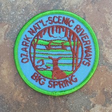 Vintage Ozark National Scenic Riverways Big Spring Van Buren Missour Patch Badge
