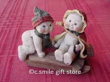 Sarah's Attic "Forever Frolicking Friends" '91/92 Collectors Club Le w/Coa Rare!