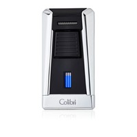 Colibri Feuerzeug Stealth I / 1er Jet / Chrom poliert / Schwarz