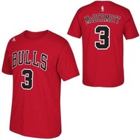 NBA Basketball Trikot/T-Shirt Name&Number CHICAGO BULLS Doug McDermott #3 rot