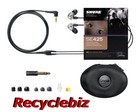 Shure SE425-CL Clear Ear Buds / Earphones IEM Headphones Earbuds Free US 48 Ship