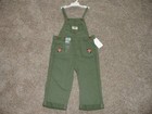 Oshkosh B'Gosh Toddler Girls Green Floral Overalls Size 3T 3 NWT NEW Clothes