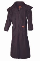 Wachsmantel - Scippis - Reitmantel - Regenmantel S braun für Damen u. Herren