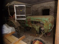 Traktor,Allgaier-Porsche mit Bandsäge