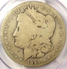 1895-S Morgan Silver Dollar $1 - Pcgs Good Details - Rare Certified Coin