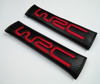 2 x WRC World Rally Championship Gurtschoner Gurtpolster Sicherheitsgurt Polster