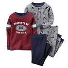 Carters Baby Boys Football 4-Piece Pajama Set