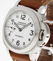 Panerai Luminor Marina Handaufzug Stahl an Lederband Ref. PAM00003 OP6518
