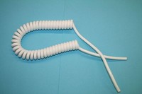 Spiralleitung, Wendelleitung PVC, 3x0,75mm²;  0,6m/2,5m, Geräteanschluss, Kabel