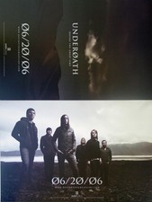 Underoath Define The Great Line Promo Two Sided Poster Spencer Chamberlain Rare