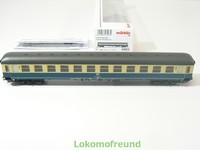 Märklin H0 43923, Schnellzugwagen DB, 2. Klasse, blau/beige, neu, OVP