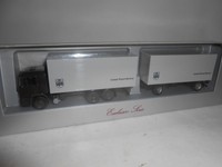 Herpa MAN F90 UPS United Parcel Service wie Post DPD Koffer Hängerzug