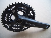 Shimano FC-M552 Deore Kurbel 10-fach, rechter Arm mit Blättern, 170 mm, NEU