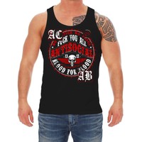 Träger Achsel Muskelshirt Tank Antisocial ultras skin kc hooligan kategorie acab