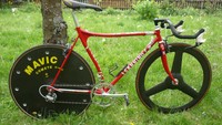 Vintage Sannino Stahl  Zeitfahmaschiene    Mavic    Dura Ace         TOP-ZUSTAND