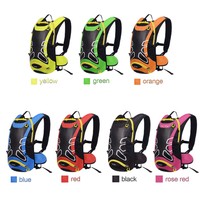 Freien Fahrrad Radfahren Rucksack Sporttasche Trinkblase Camping Helmtasche 12L 